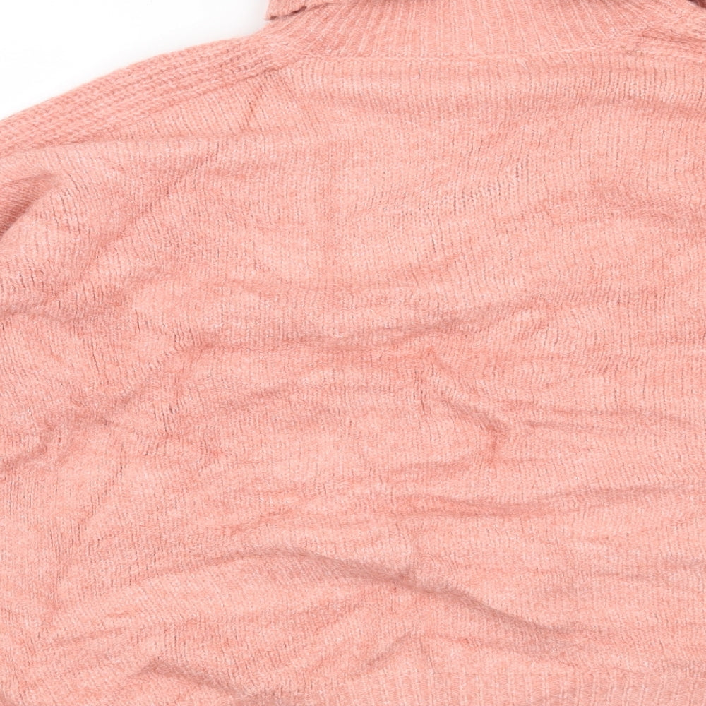 Mango Womens Pink Pullover Jumper Size S