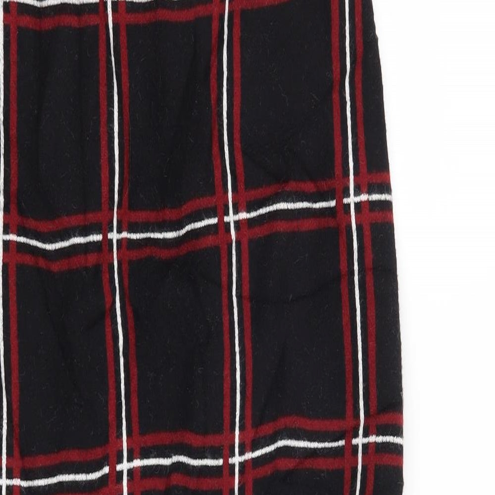 Tahari Womens Black Check Straight & Pencil Skirt Size XS