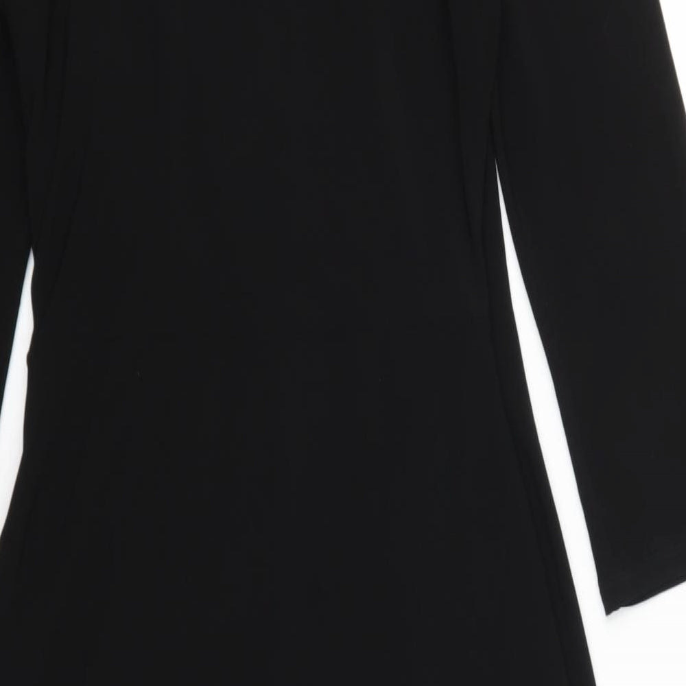 Julien Macdonald Womens Black A-Line Size 10