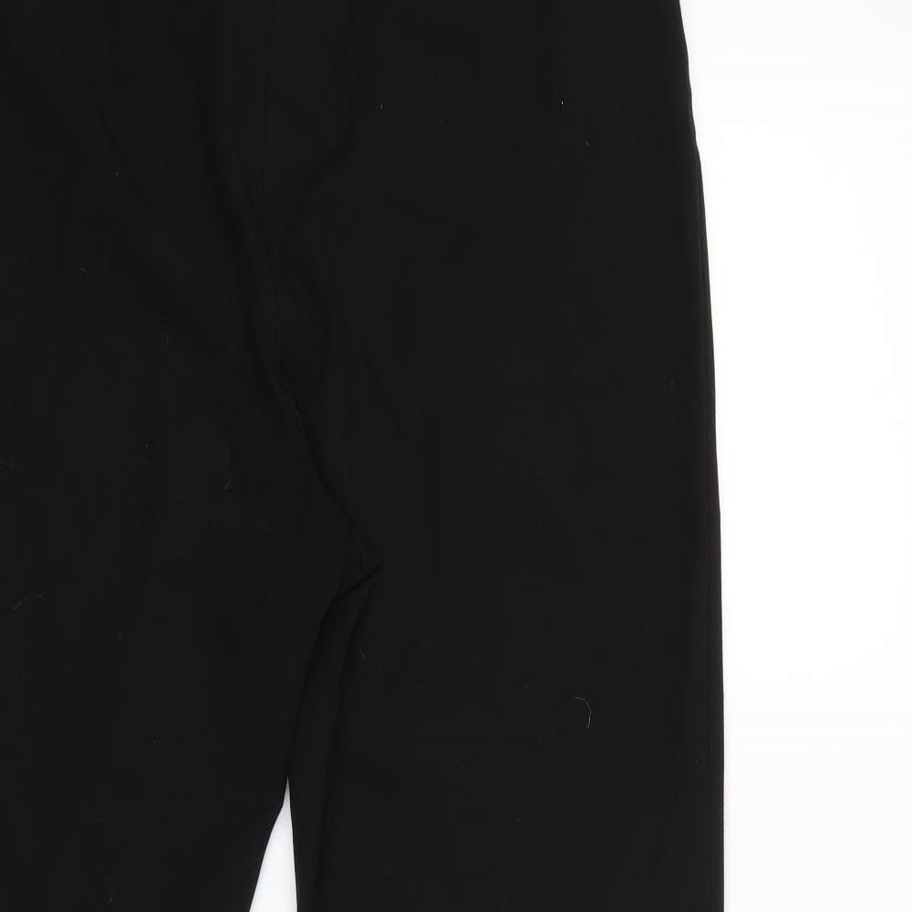 Marks and Spencer Womens Black Trousers Size 34 in L27 in