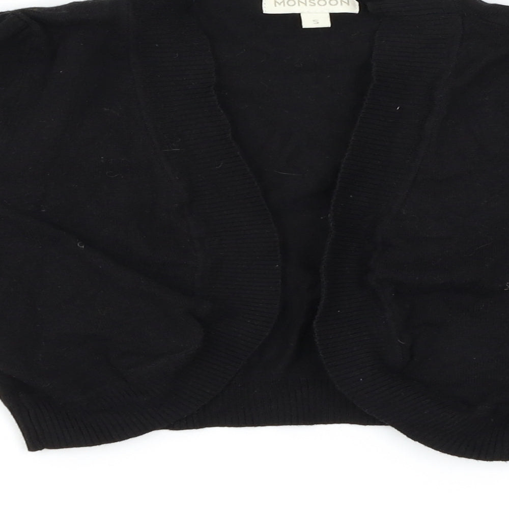 Monsoon Womens Black Cardigan Jumper Size S