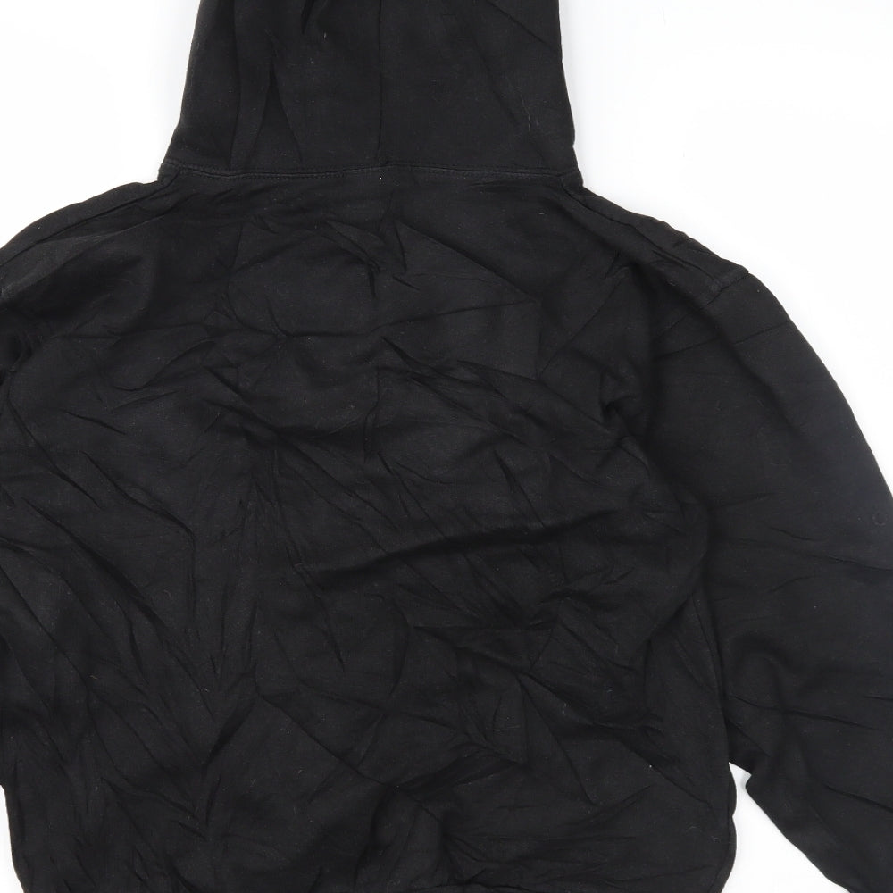 Preworn Womens Black Pullover Hoodie Size XS