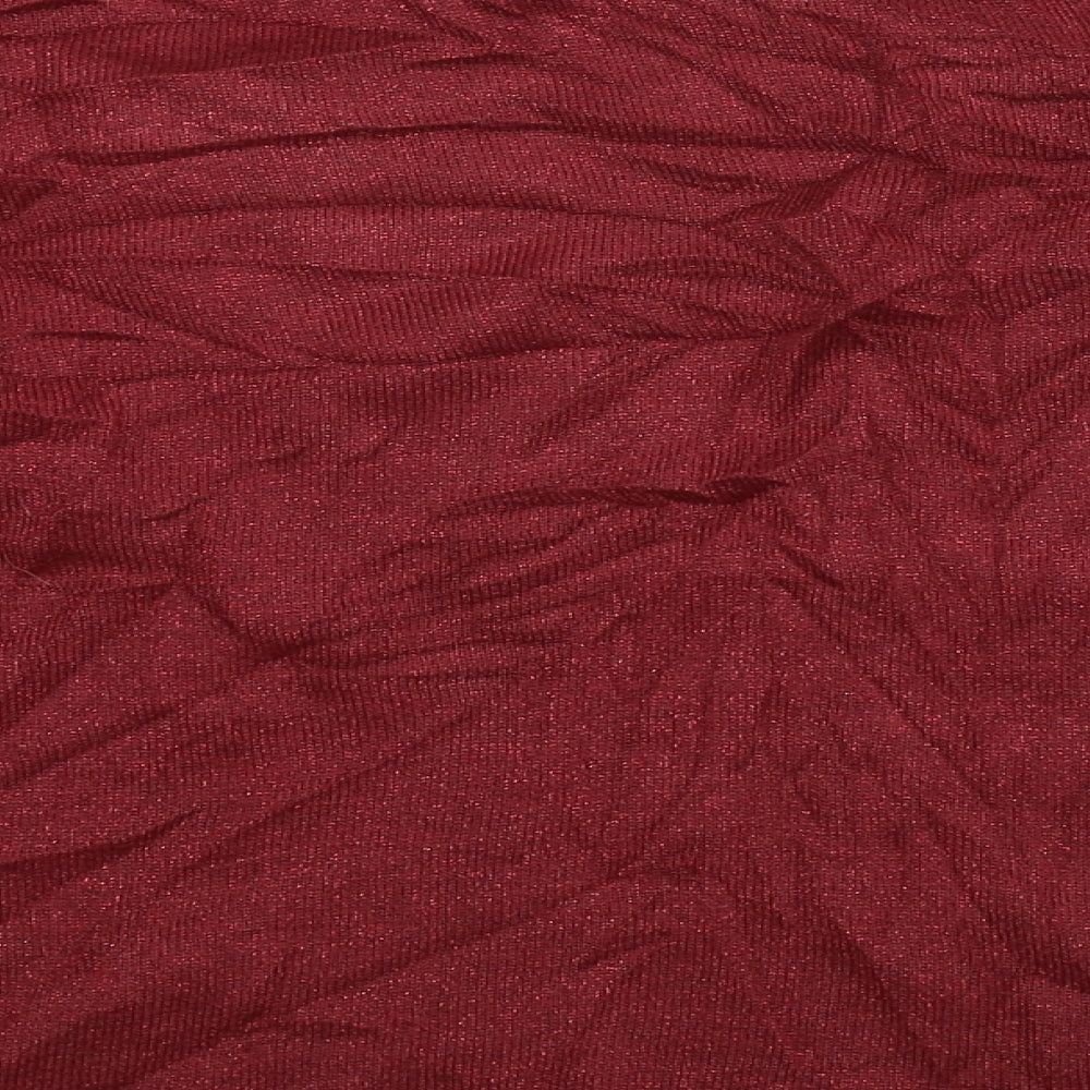 Preworn Womens Red Knit Pullover Jumper Size M