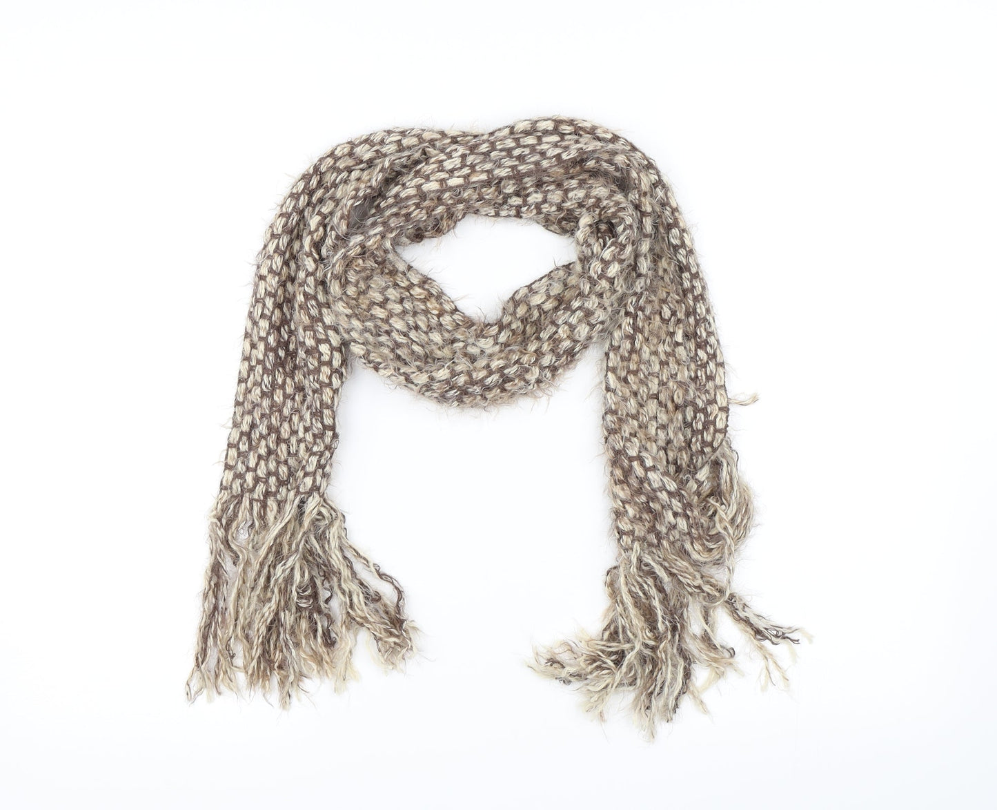 Marks and Spencer Womens Brown Knit Scarf