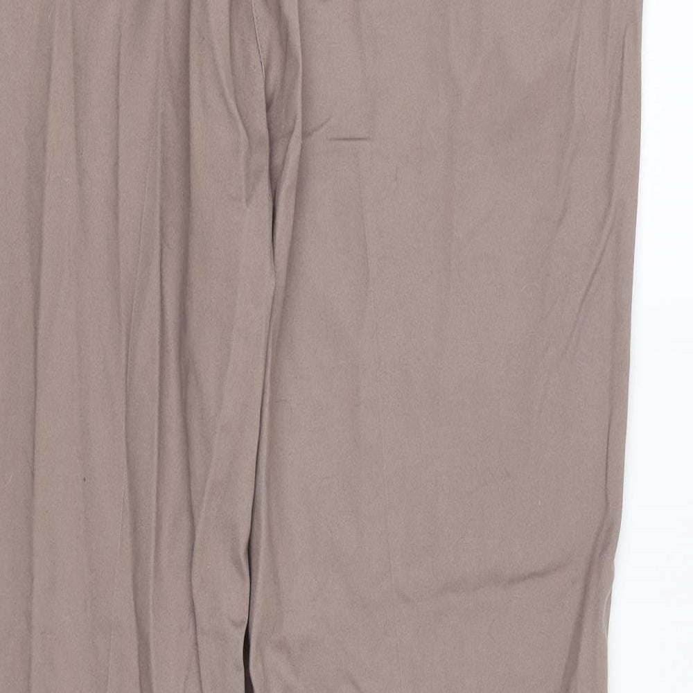 casualclub Womens Brown Straight Jeans Size 16 L26 in