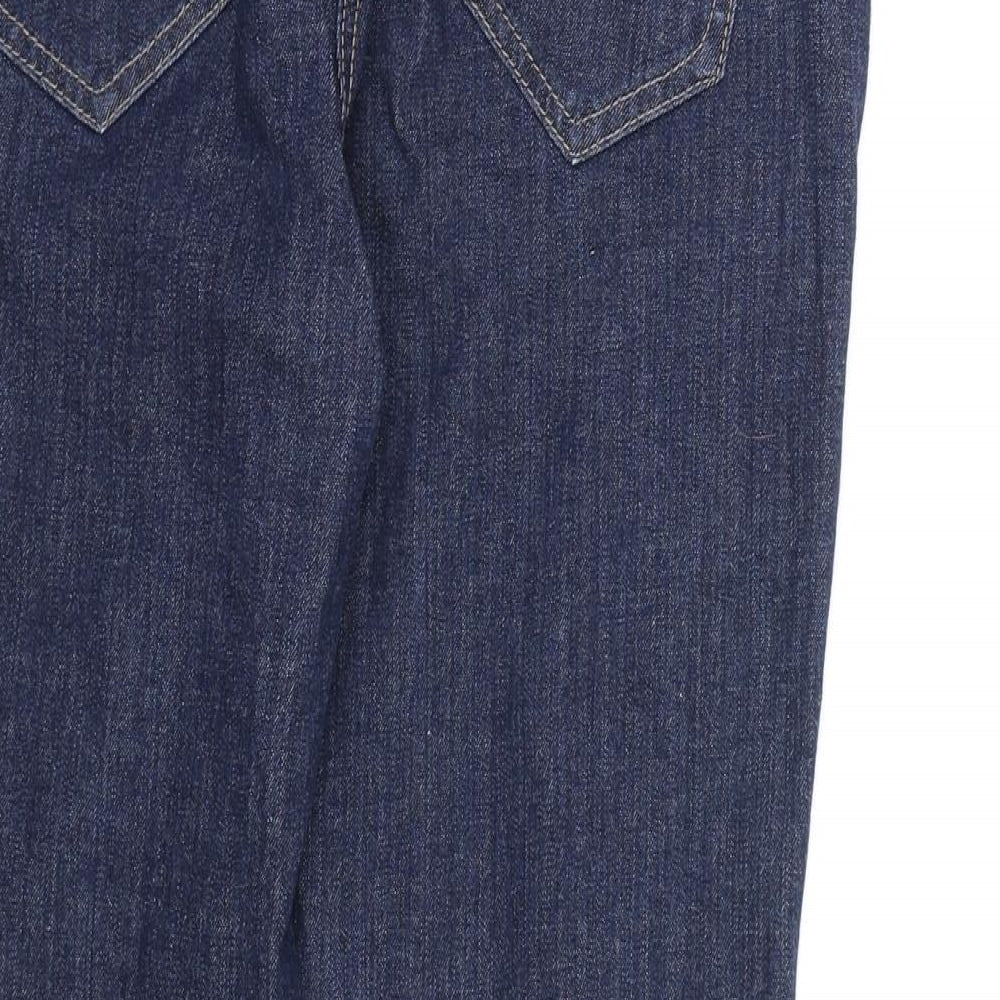 George Womens Blue Denim Straight Jeans Size 10 L24 in