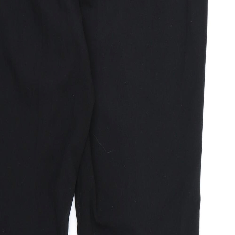 Marks and Spencer Womens Black Rayon Dress Pants Trousers Size 10 L28 in