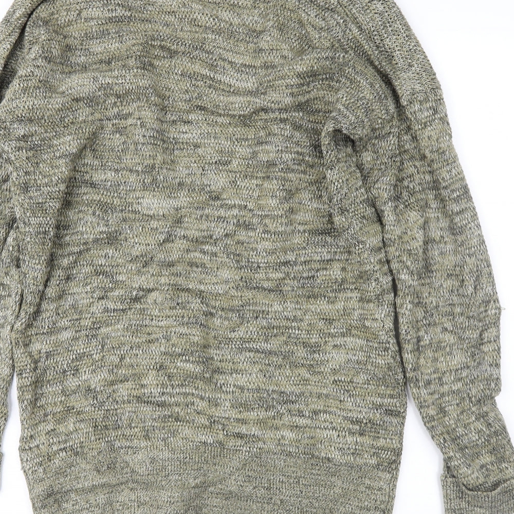 Zara Womens Green Cardigan Jumper Size S