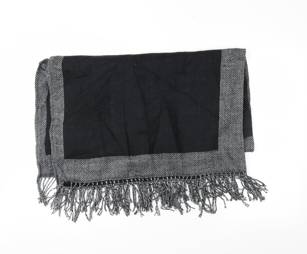 Preworn Womens Black Shawl/Wrap