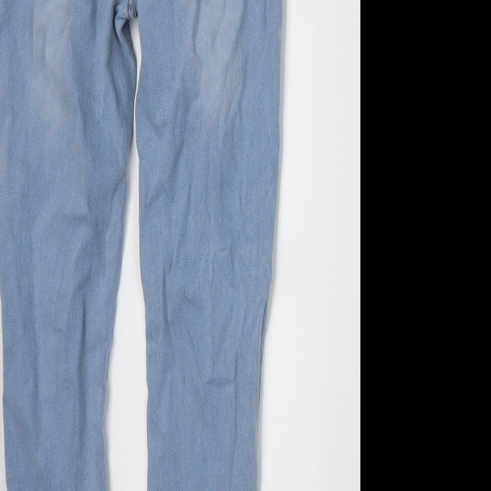 Preworn Womens Blue Skinny Jeans Size M L27 in