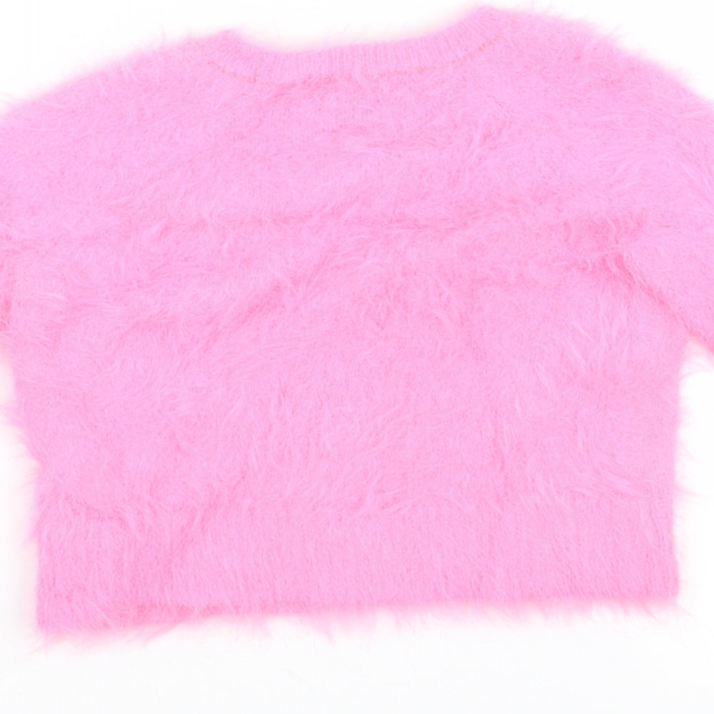 H&M Pink Pullover Jumper Size 12-18 Months