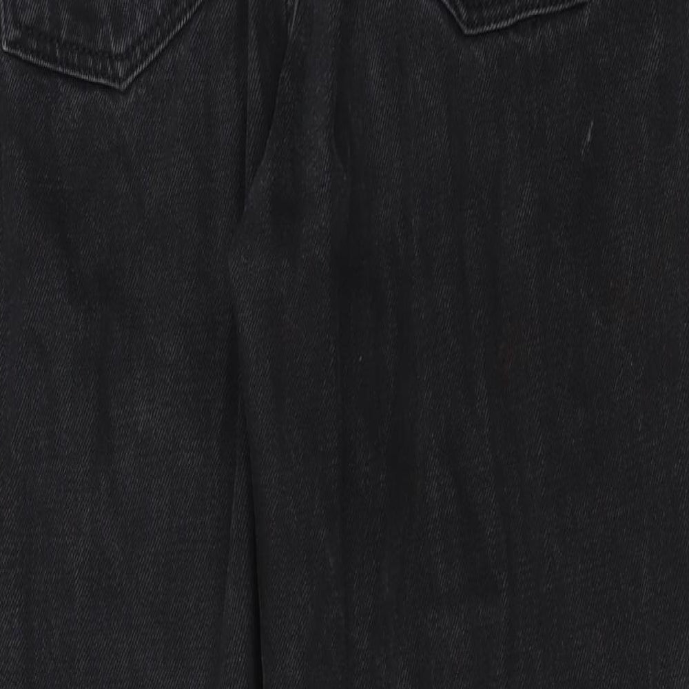 Topshop Womens Beige Denim Tapered Jeans Size 26 L26 in