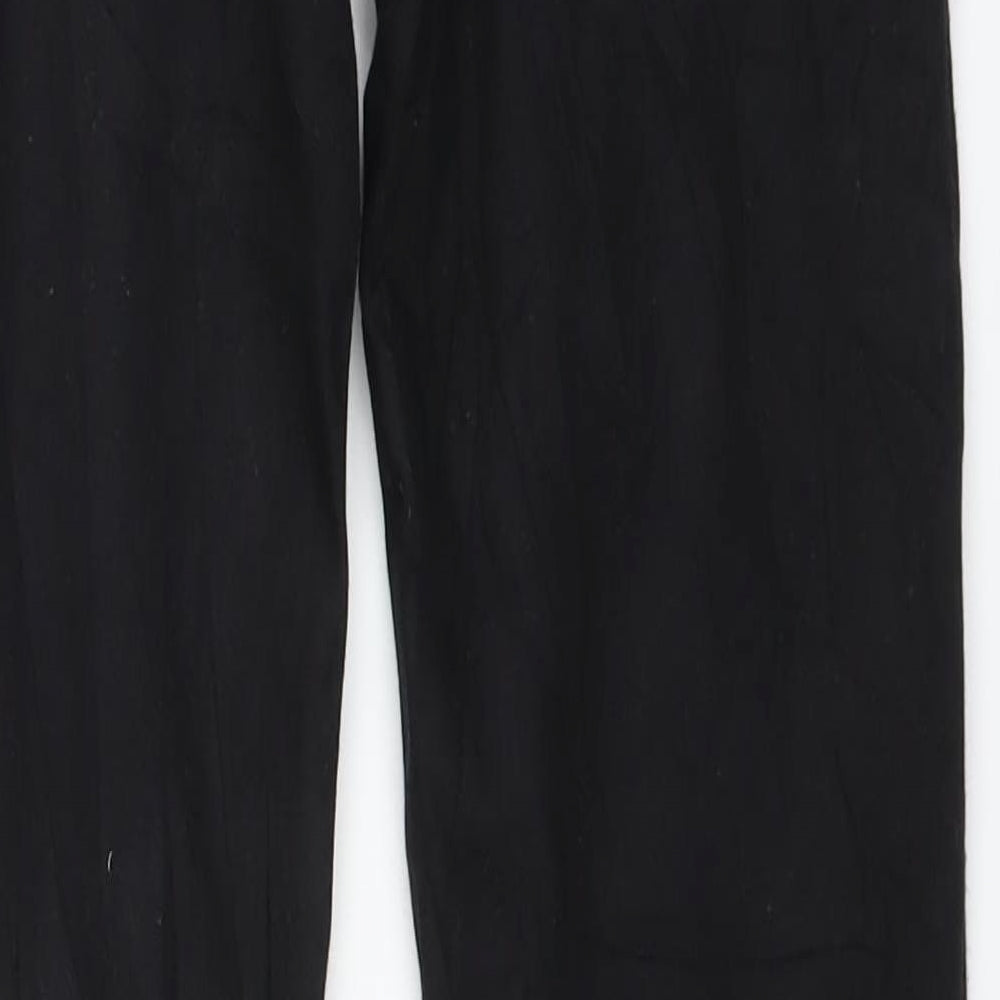Dzire Womens Black Denim Straight Jeans Size 27 in L30 in