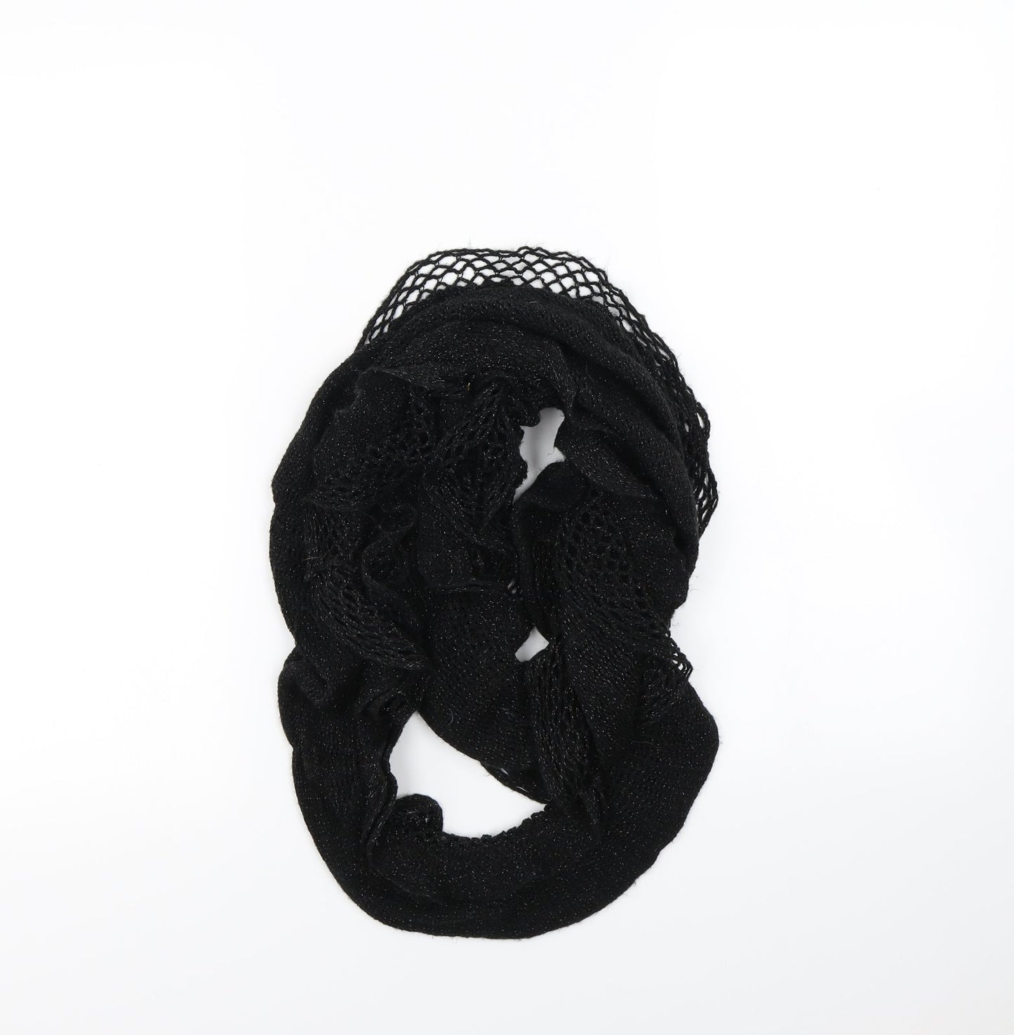 Preworn Womens Black Scarf