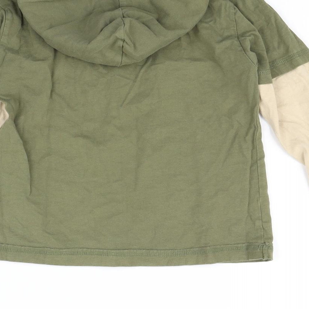 George Girls Green Pullover Hoodie Size 6 Years