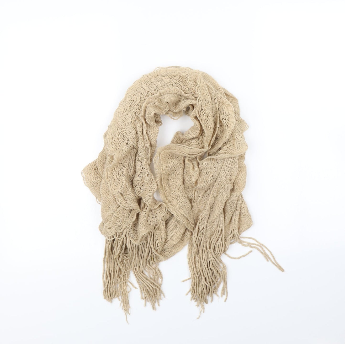 Preworn Womens Beige Scarf