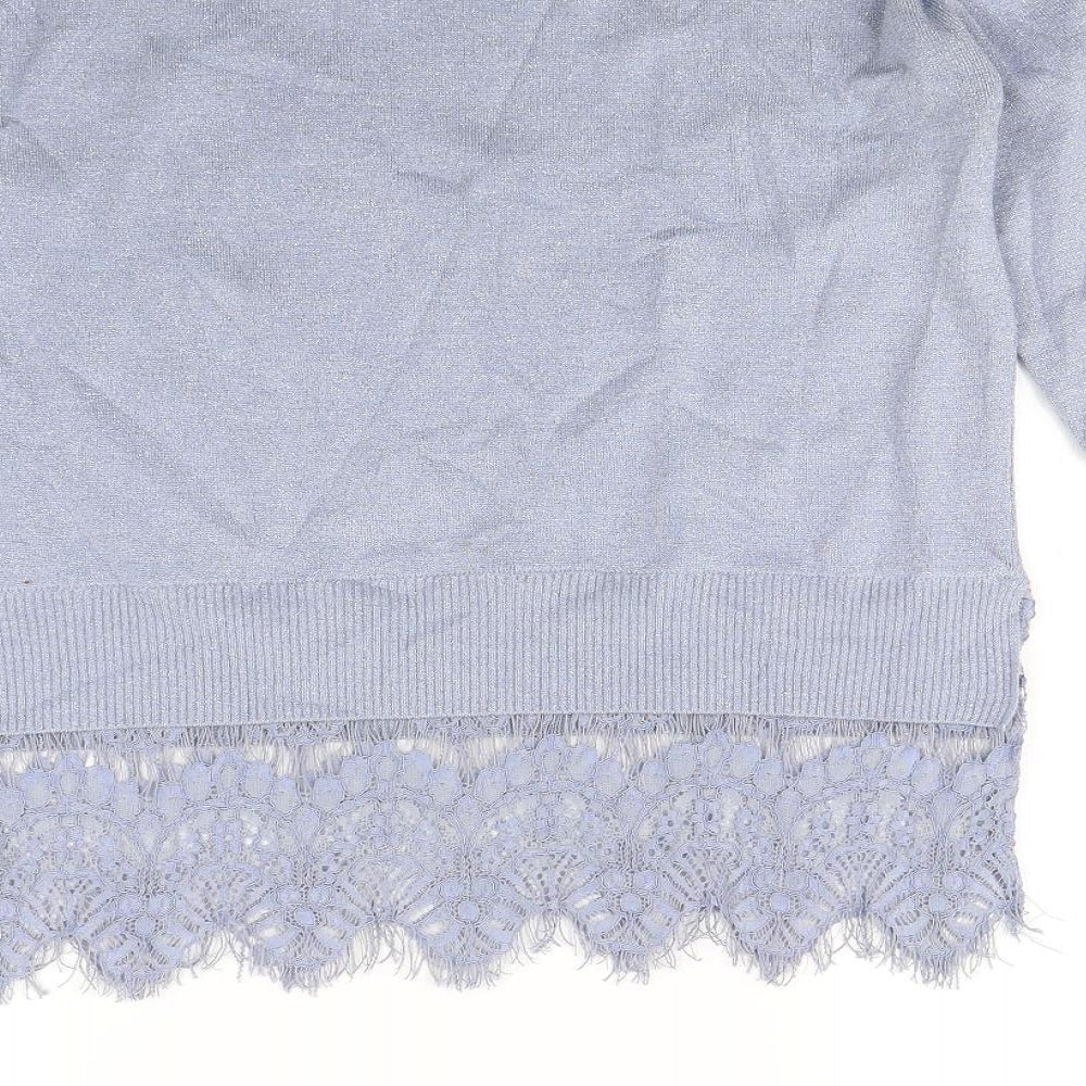 George Womens Blue Pullover Jumper Size 12