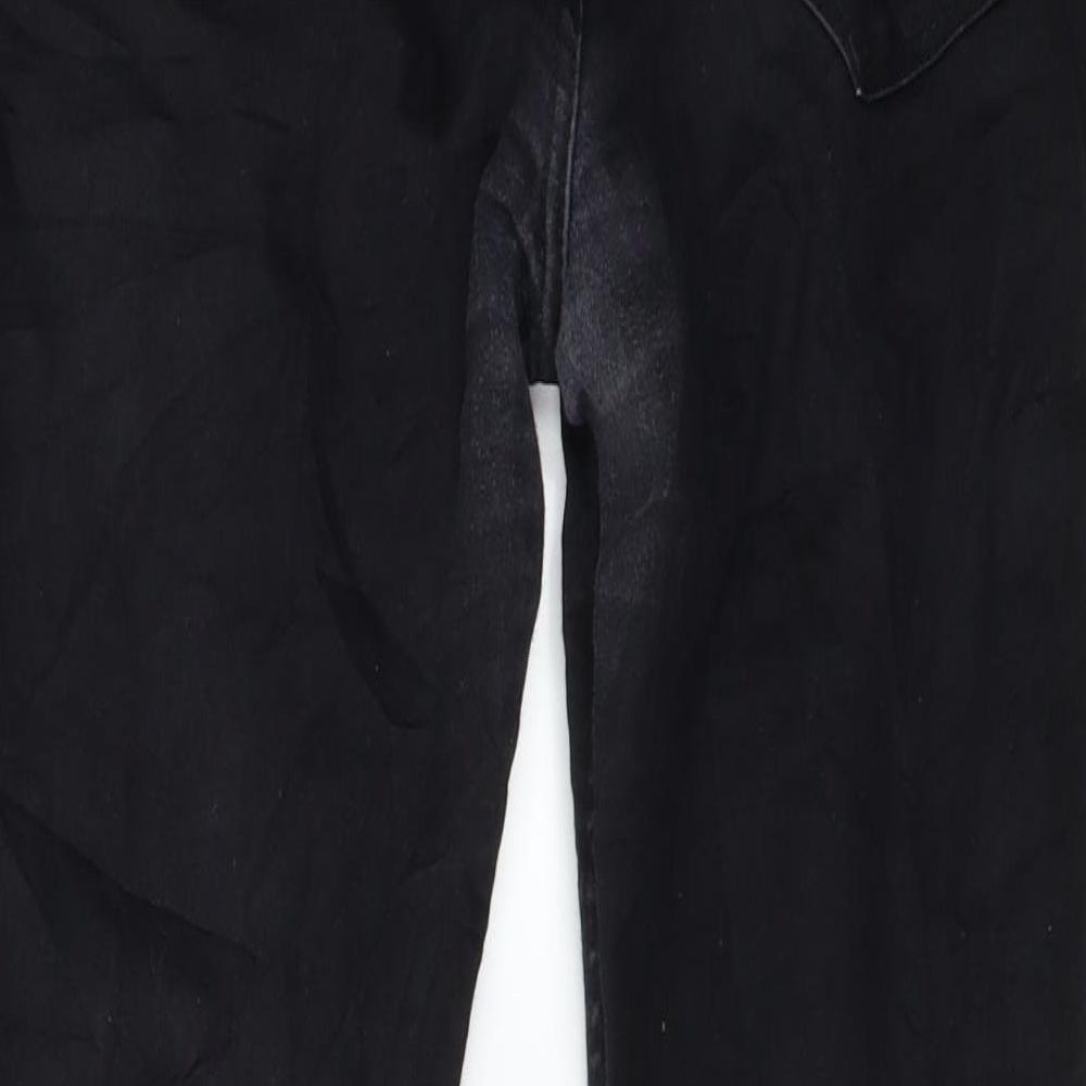 Preworn Womens Black Denim Skinny Jeans Size 27 L27 in