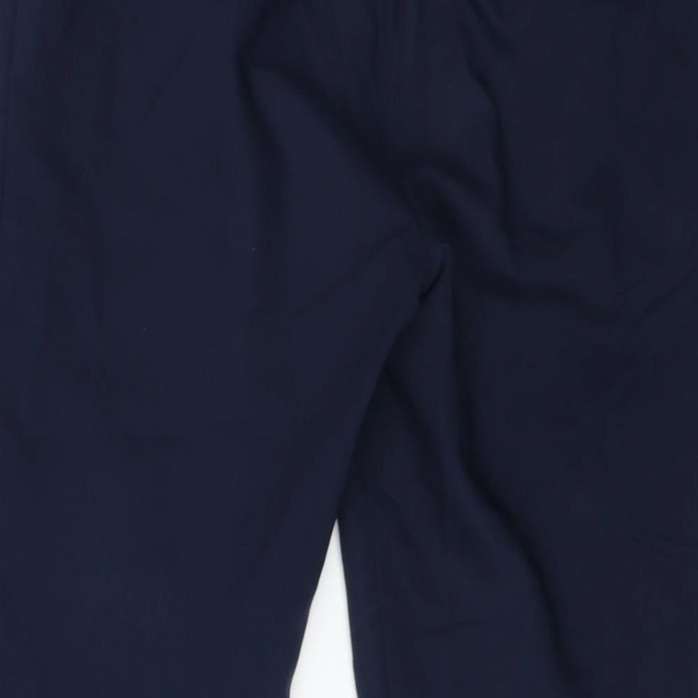 H&M Womens Blue Trousers Size 6 L25 in