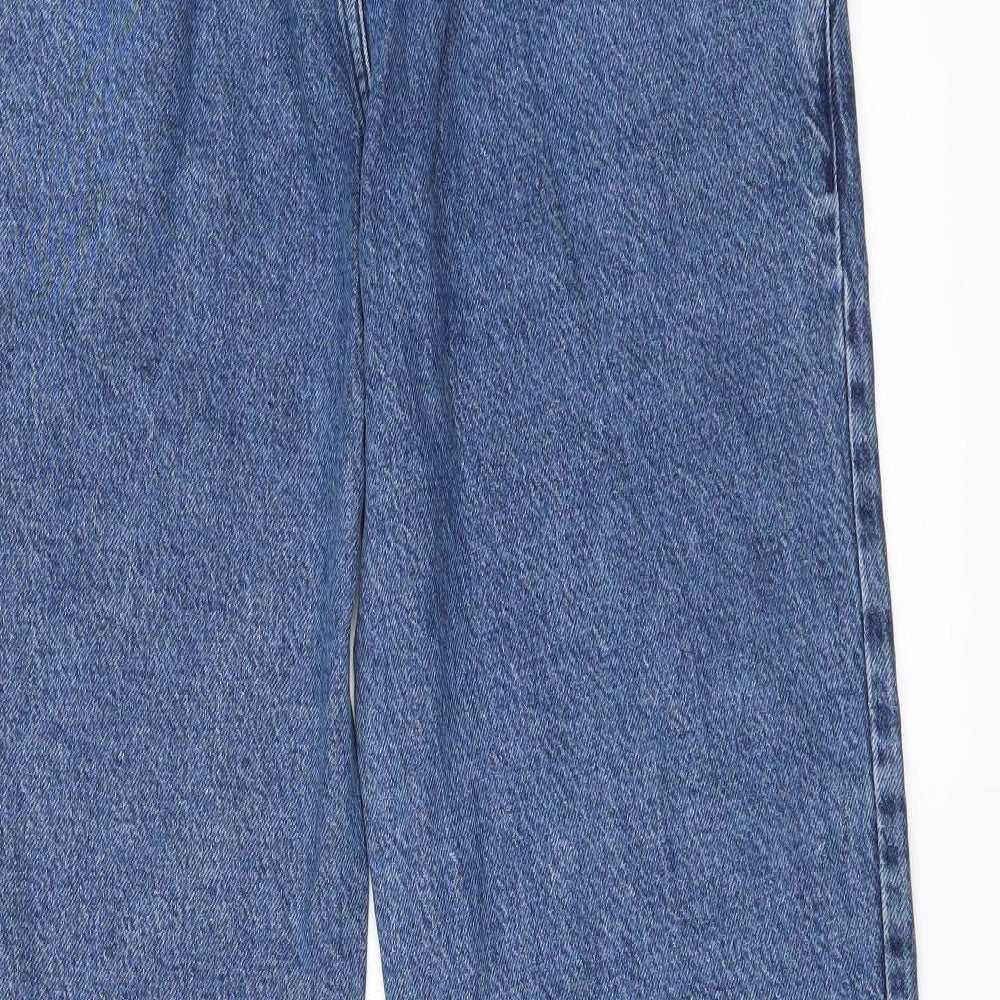 TU Womens Blue Straight Jeans Size 12 L28 in - Zip