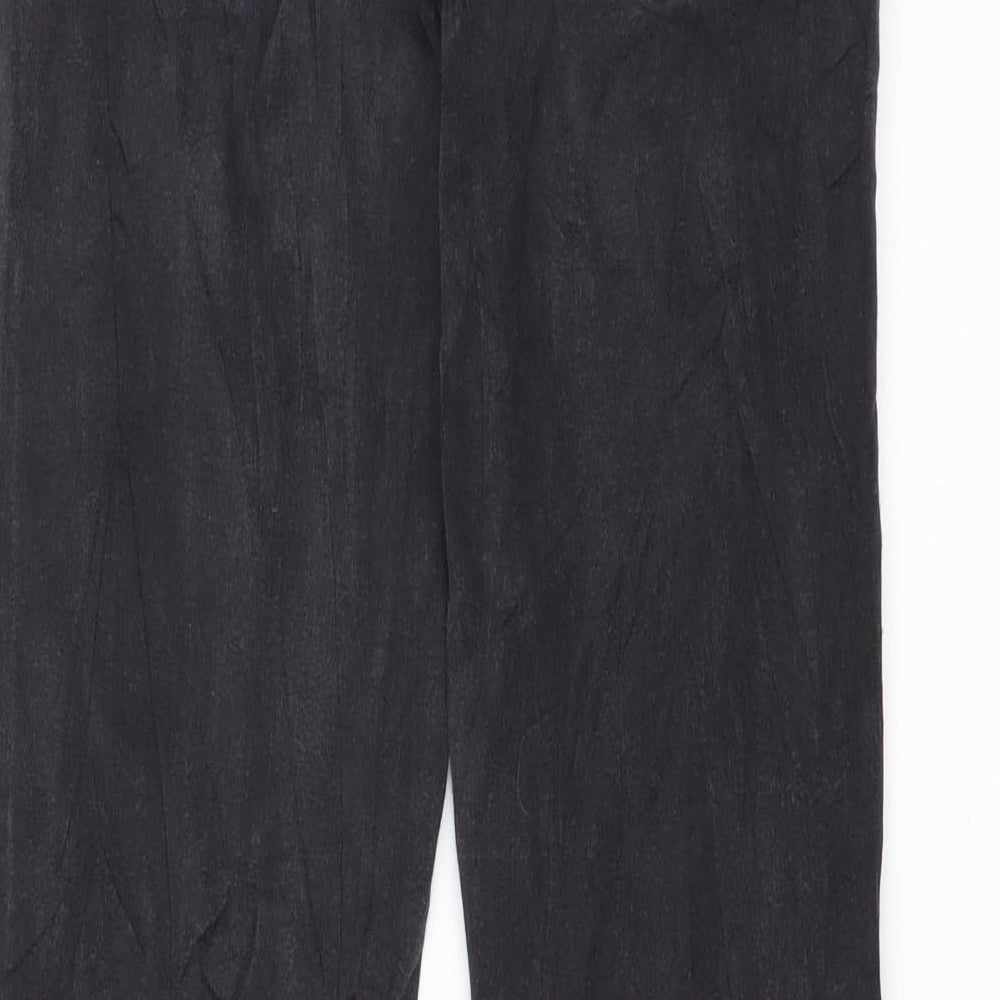 Preworn Womens Black Straight Jeans Size 12 L28 in