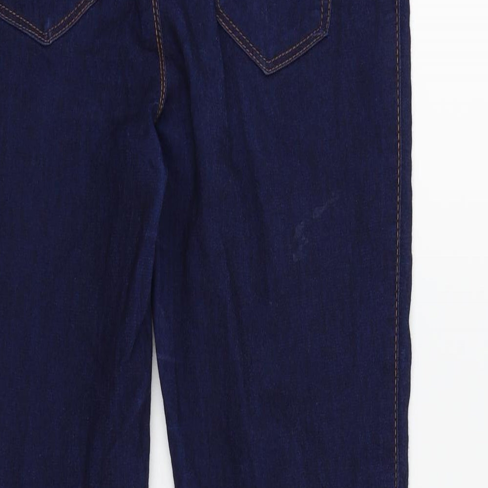 Denim & Co. Womens Blue Jegging Jeans Size 10 L27 in