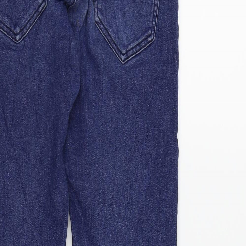 zebra Womens Blue Skinny Jeans Size 8 L29 in