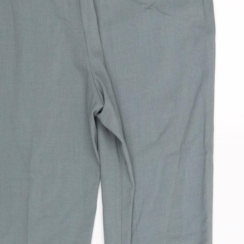 BHS Womens Blue Dress Pants Trousers Size 16 L31 in