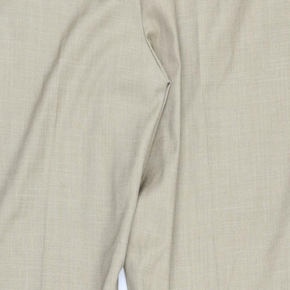 Marks and Spencer Womens Brown Trousers Size 18 L26 in