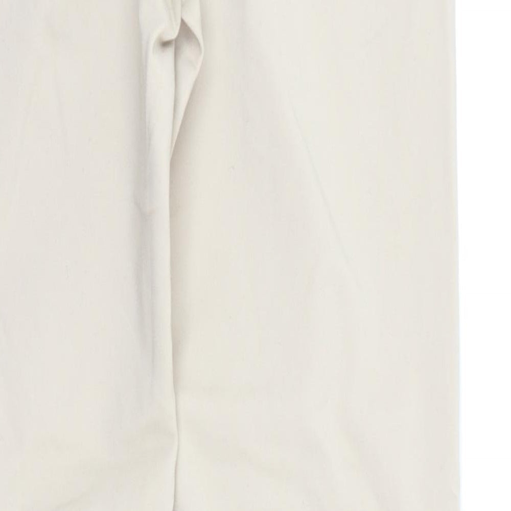 Ashley Brooke Womens Beige Trousers Size 8 L27 in