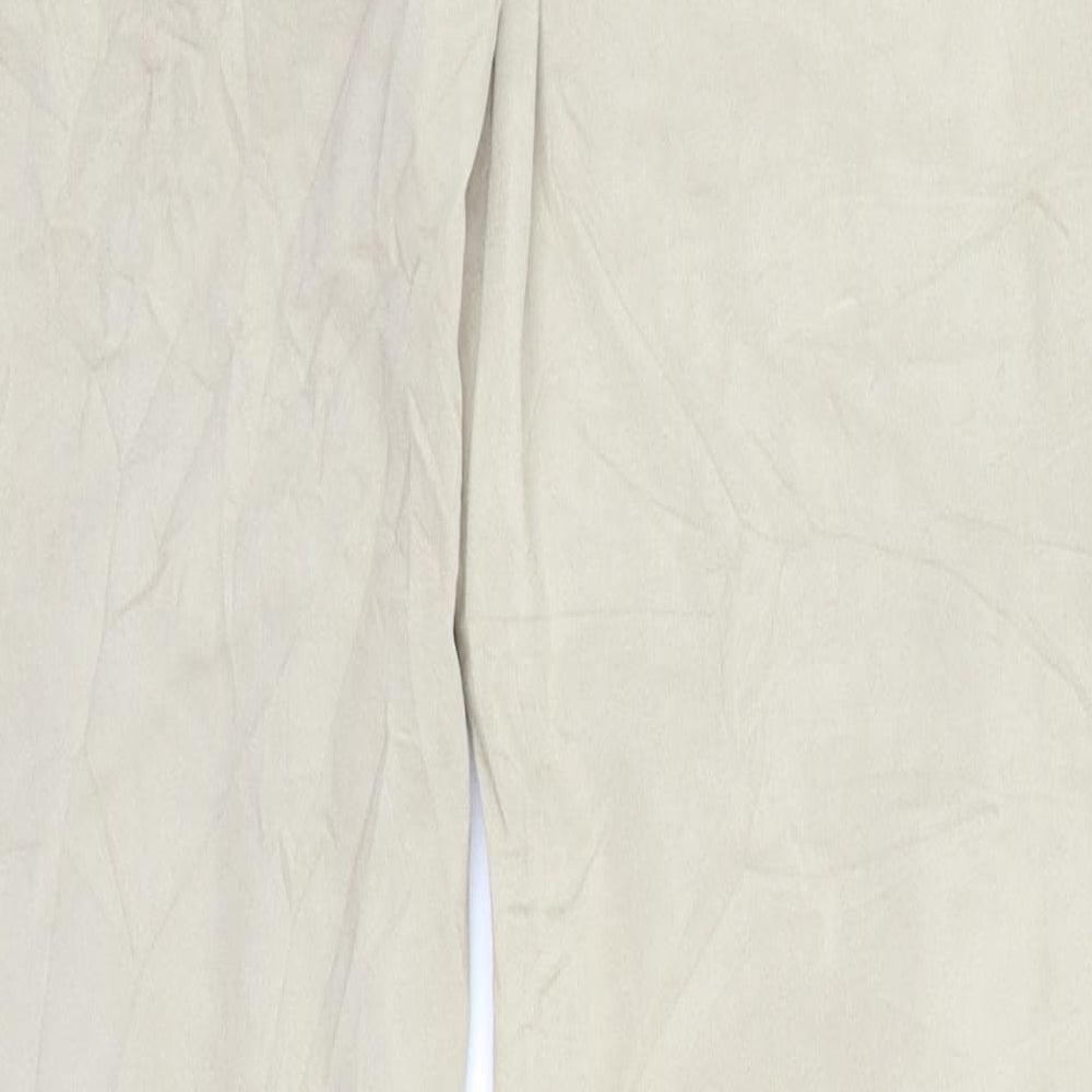 FB Sister Womens Beige Chino Trousers Size M L27 in