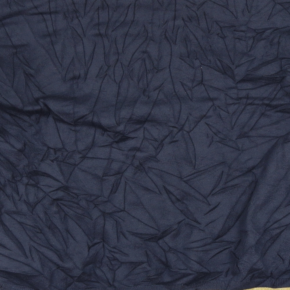 NEXT Womens Blue Floral Pullover Jumper Size 14