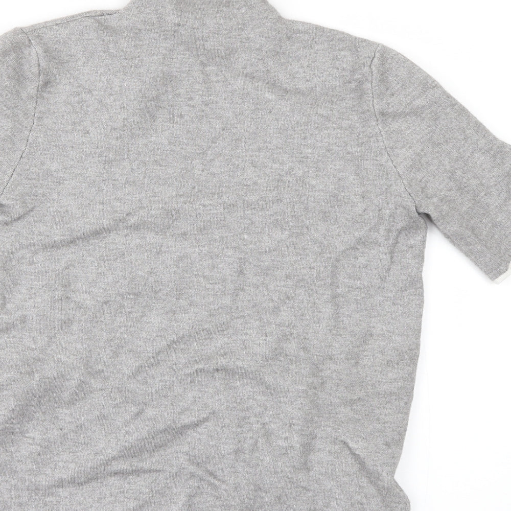 Zara Womens Grey Pullover Jumper Size S