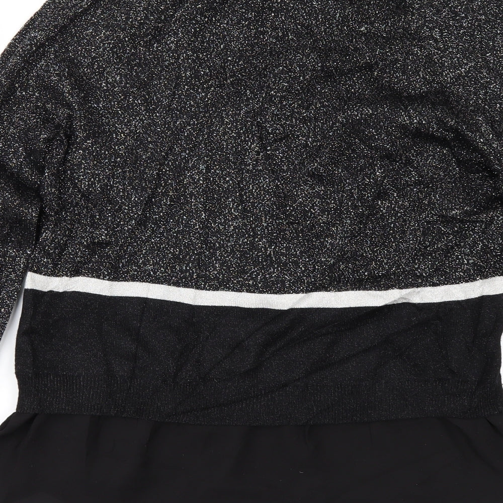 TU Womens Black Pullover Jumper Size 8