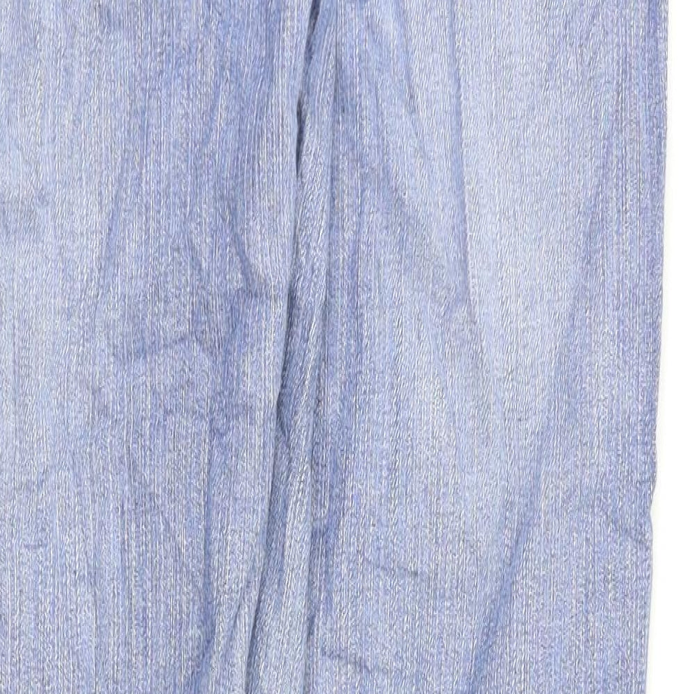 Flash Womens Blue Straight Jeans Size 36 L30 in