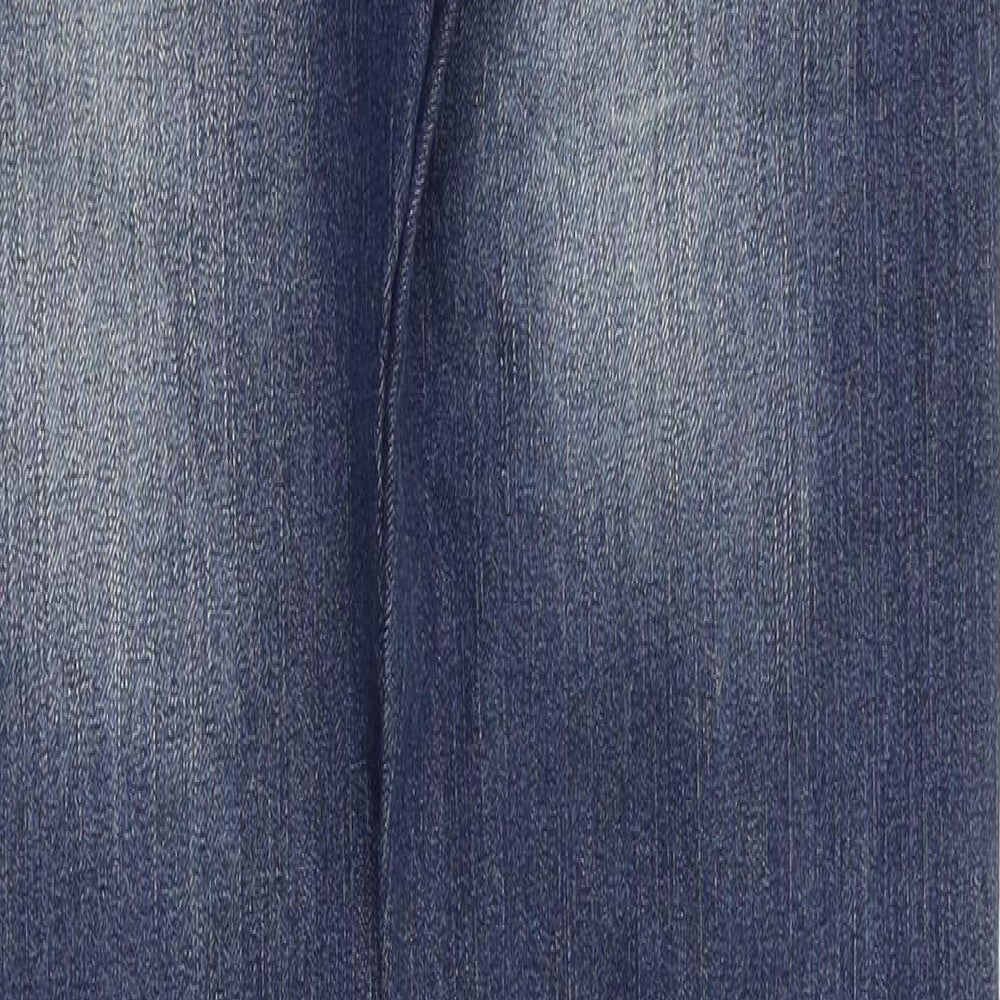 Calliope Basic Womens Blue Straight Jeans Size S L33 in