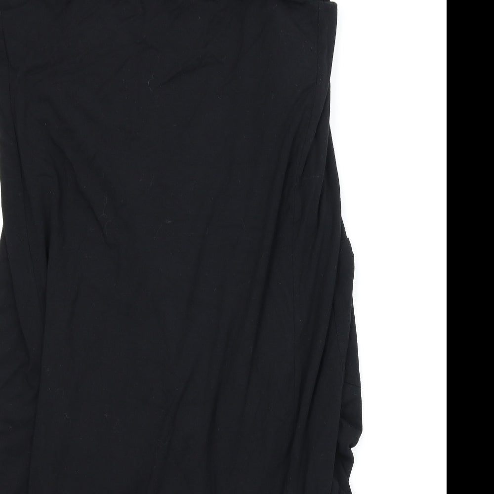 I luved clothing Womens Black Wrap Jumper Size L - Draped