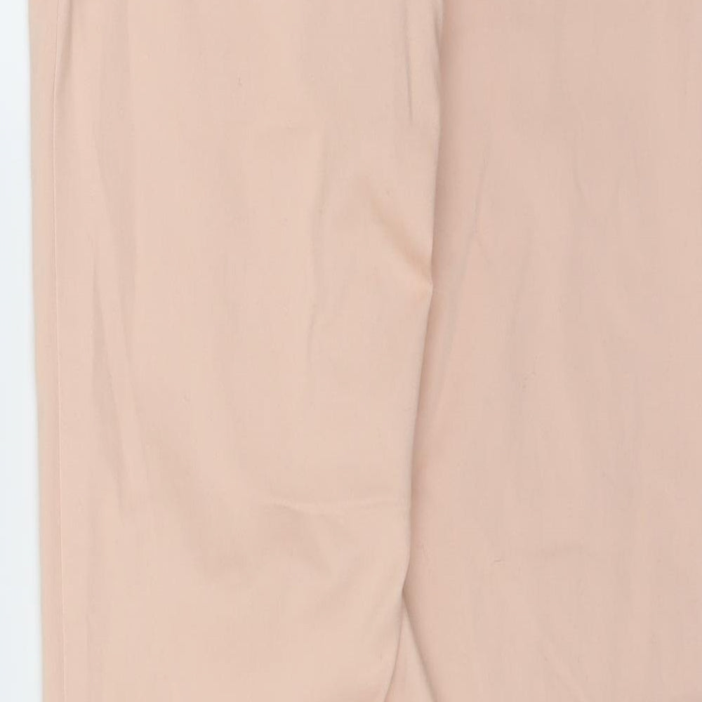 H&M Womens Pink Trousers Size 10 L26 in - Ankle Grazer
