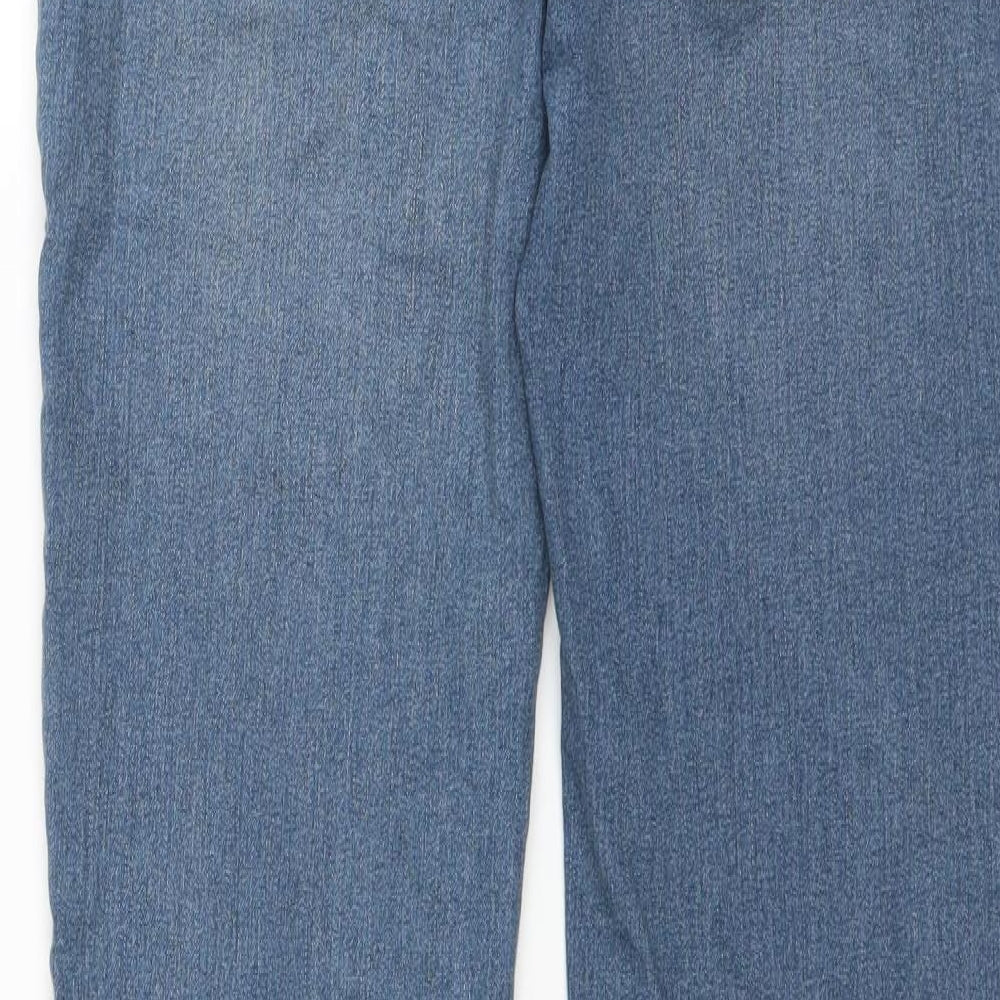 C&A Womens Blue Denim Straight Jeans Size 8 L32 in