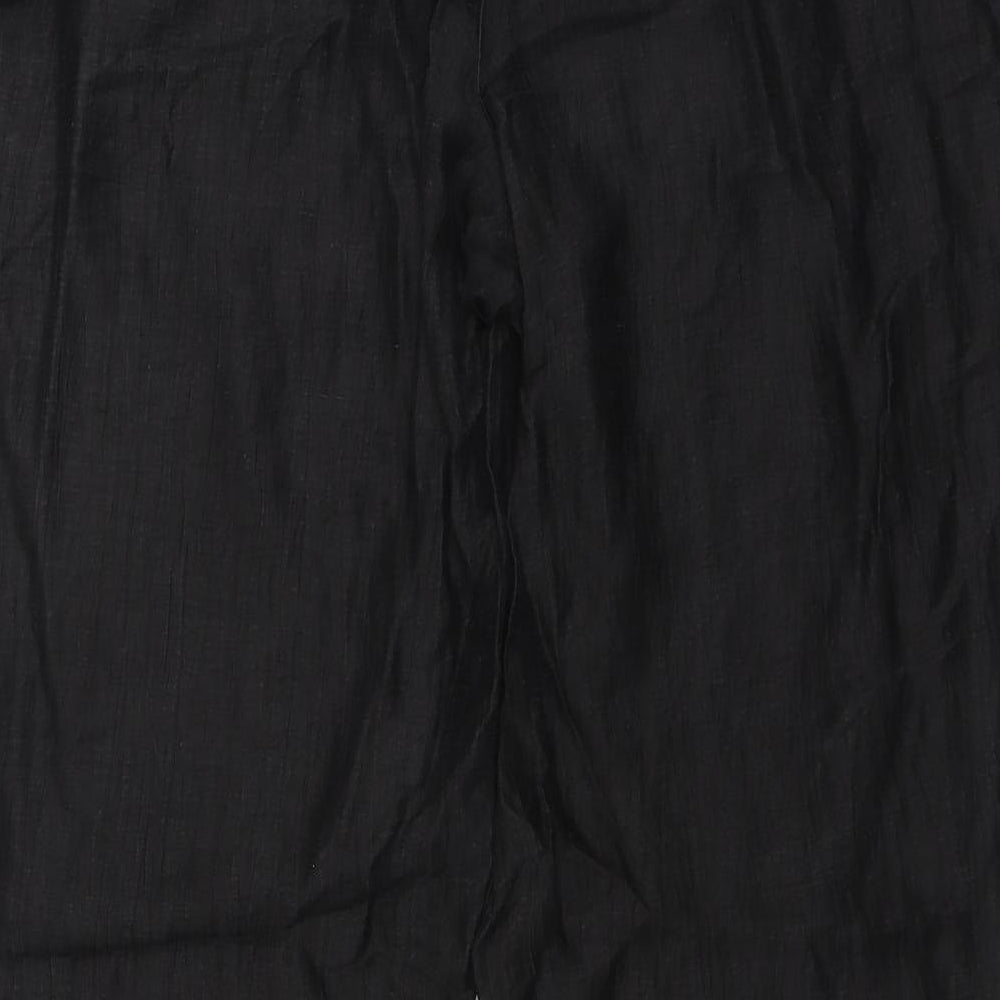 Gelco Womens Black Trousers Size 14 L32 in