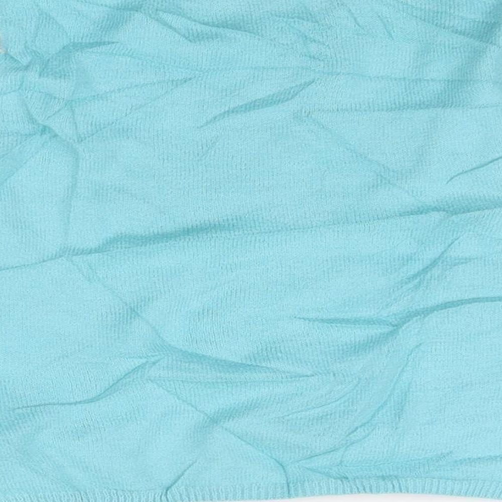 Brand and care label for H&M girls’ white spotted jumper, size 2, years