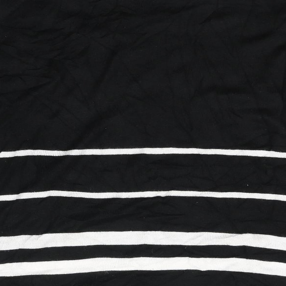 tezens Womens Black Basic T-Shirt Size M