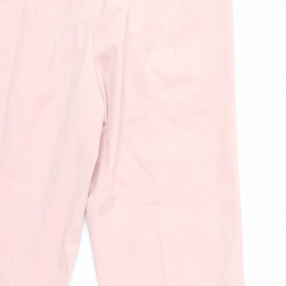EMOTIONS Womens Pink Trousers Size 16 L31 in