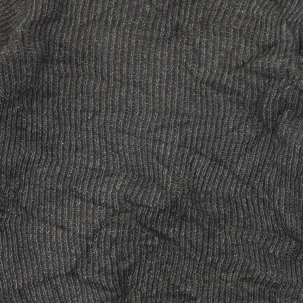 Oslo Womens Grey Knit Cardigan Jumper Size S