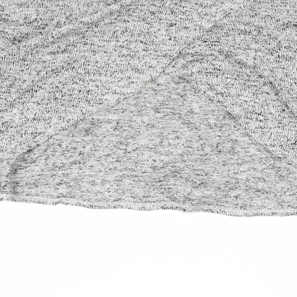 Divided by H&M Womens Grey Knit Pullover Jumper Size S - Open Back