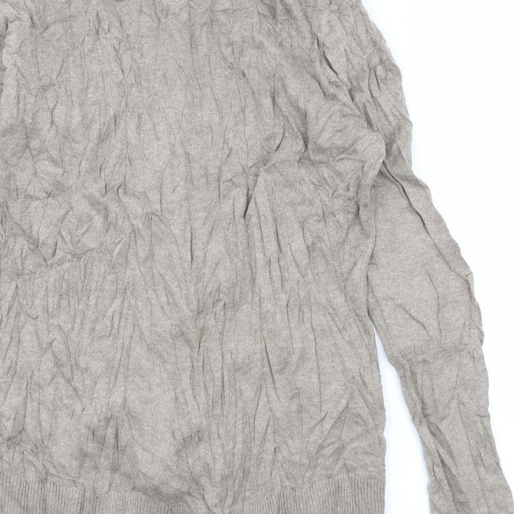 Gap Womens Brown Knit Cape Jumper Size XL