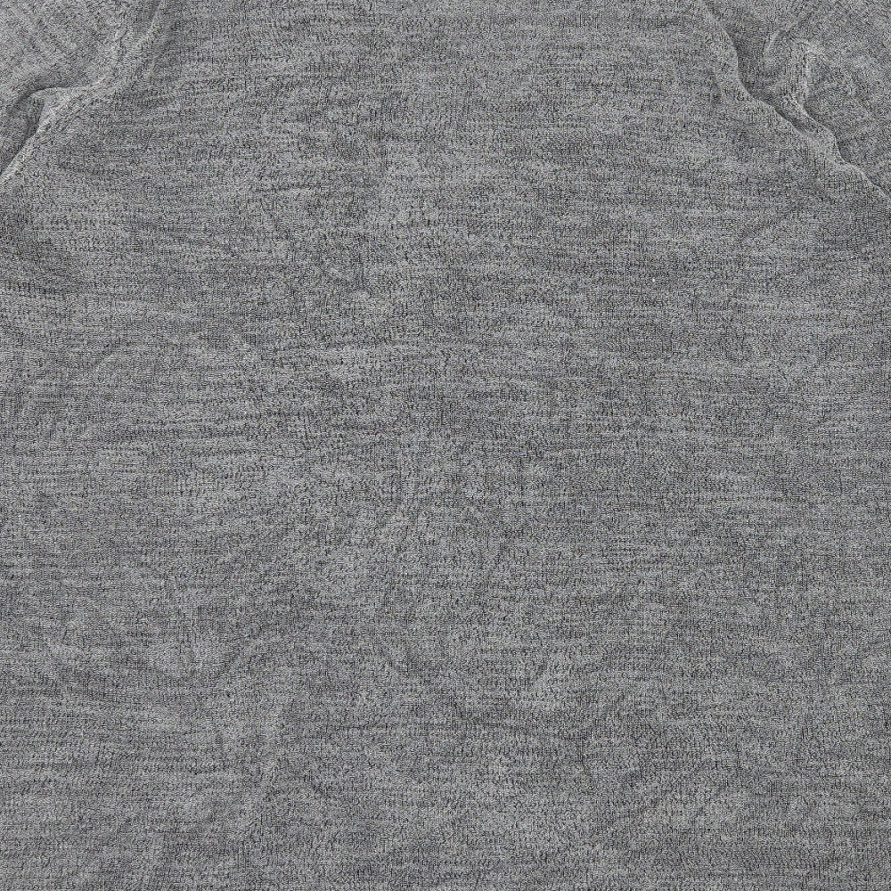 St Michael Womens Grey Knit Cardigan Jumper Size 18