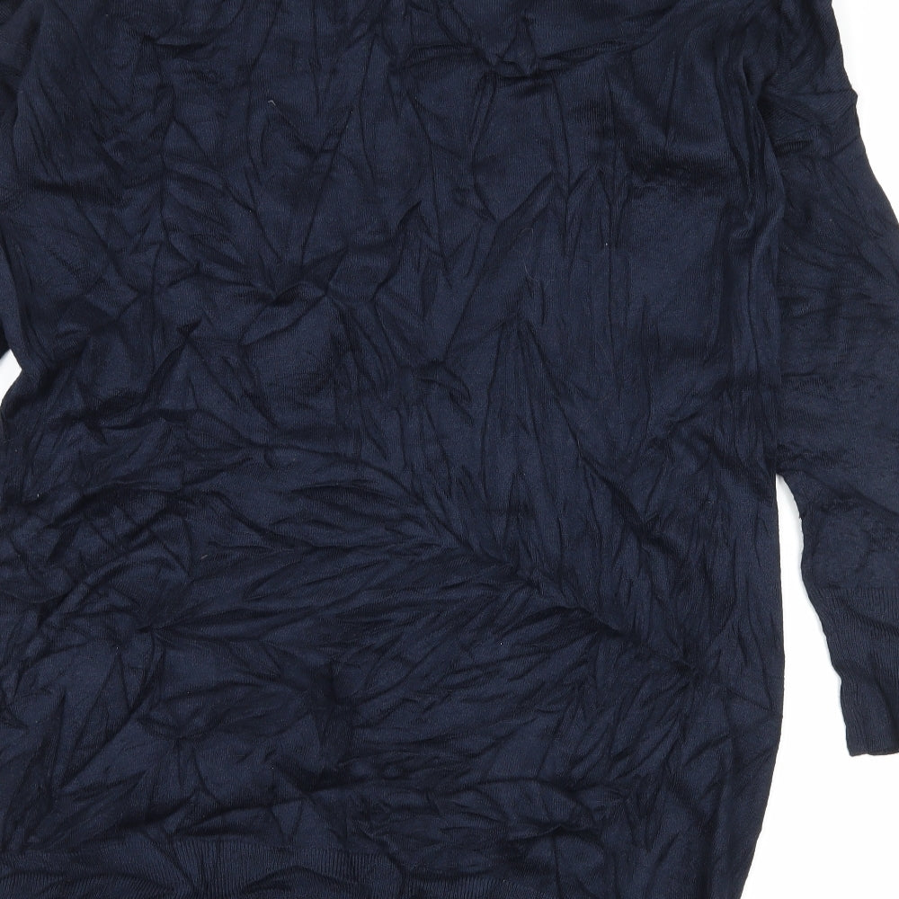 Primark Womens Blue Knit Cardigan Jumper Size 10
