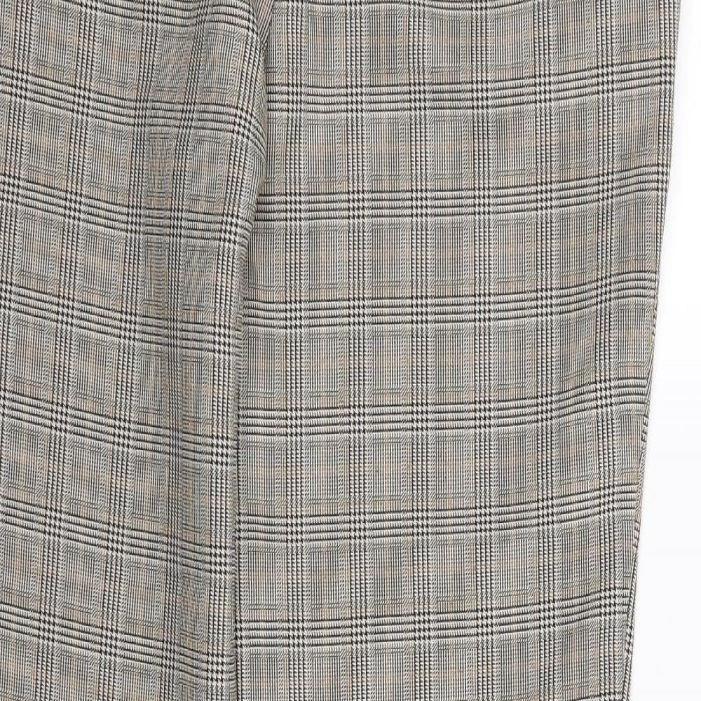 Dorothy Perkins Womens Multicoloured Striped Rayon Trousers Size 12 L25 in