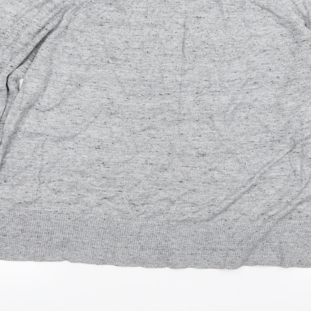 H&M Womens Grey Knit Pullover Jumper Size M